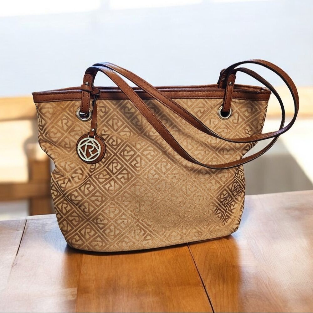 Relic Brown Patterned Shoulder Bag